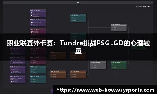 职业联赛外卡赛：Tundra挑战PSGLGD的心理较量